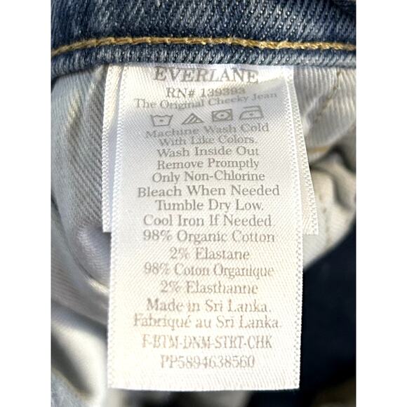 Everlane The Original Cheeky Jean in Medium Washed Blue 30 Regular - Picture 6 of 9